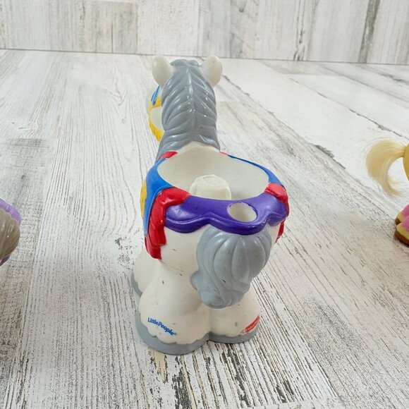 Fisher Price Little People Lot of 3 Royal Horses Prince Princess Castle Kingdom - Picture 11 of 16